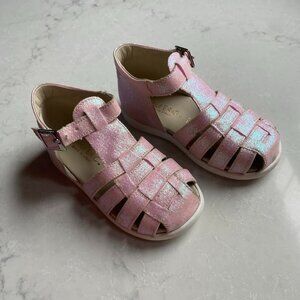 Little Eric Pink Glitter Toddler Sandals U 23 US 7